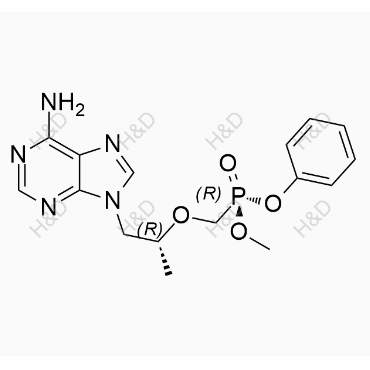 替諾福韋雜質71,(R)-methyl phenyl ((((R)-1-(6-amino-9H-purin-9-yl)propan-2-yl)oxy)methyl)phosphonate