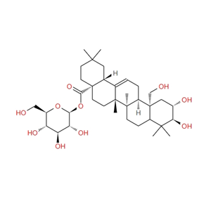 (2ALPHA,3BETA,19ALPHA)-2,3,19-三羥基齊墩果-12-烯-28-羧酸 BETA-D-吡喃葡萄糖基酯