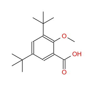 3,5-二叔丁基-2-甲氧基苯甲酸