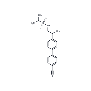 N-[2-(4'-氰基聯(lián)苯-4-基)丙基]-2-丙烷磺酰胺|T7706|TargetMol