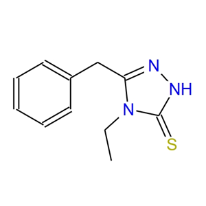 5-芐基-4-乙基-4H-[1,2,4]三唑-3-硫醇