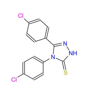 雙(4-氯苯基)-4H-1,2,4-三唑-3-硫醇