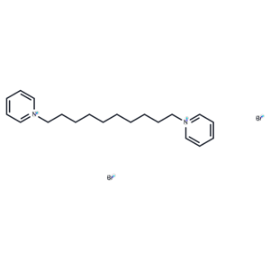 化合物 1-[10-(pyridin-1-ium-1-yl)decyl]pyridin-1-ium dibromide|T50066|TargetMol