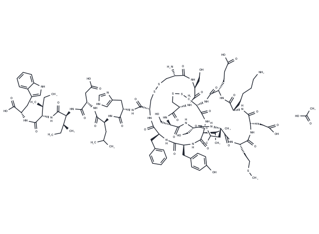 化合物Endothelin 1 (swine, human) acetate,Endothelin 1 (swine, human) acetate