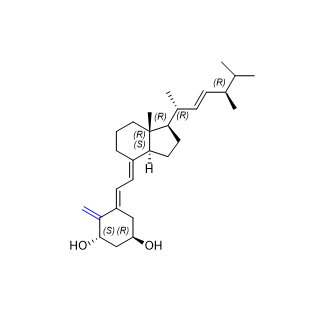 度骨化醇杂质02,(1R,3S,E)-5-(2-((1R,3aS,7aR,E)-1-((2R,5R,E)-5,6-dimethylhept-3-en-2-yl)-7a-methyloctahydro-4H-inden-4-ylidene)ethylidene)-4-methylenecyclohexane-1,3-diol