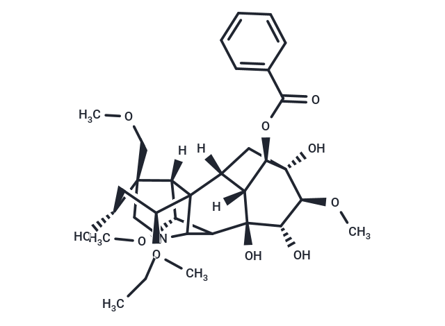 苯甲酰烏頭原堿,Benzoylaconine