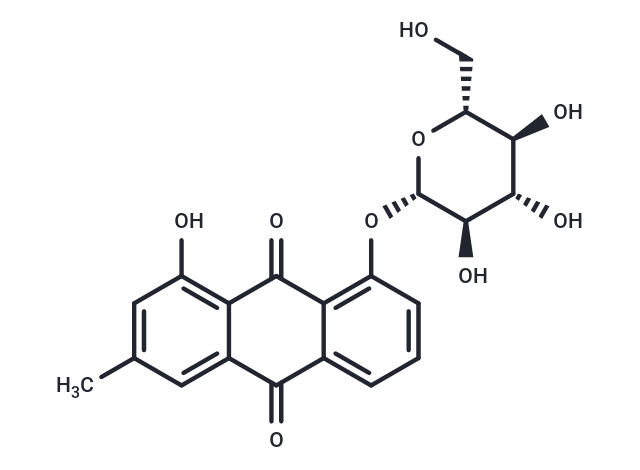 大黃酚-8-O-葡萄糖苷,Chrysophanol 8-O-glucoside