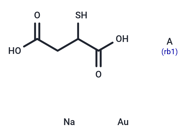 金硫丁二酸鈉,Aurothiomalate sodium