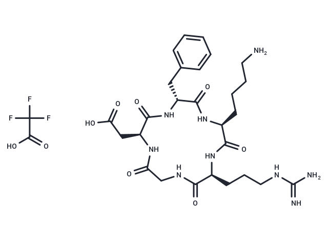 化合物Cyclo(-RGDfK) TFA,Cyclo(-RGDfK) TFA