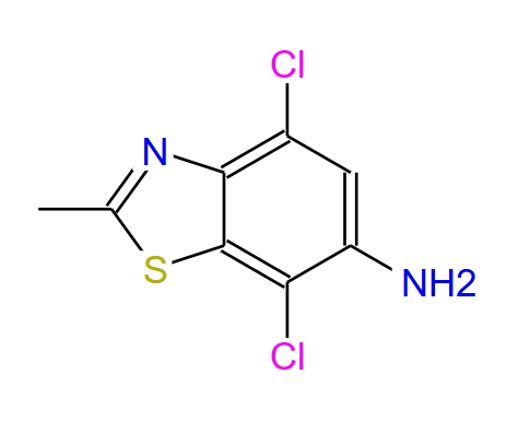 4,7-二氯-2-甲基苯并[D]噻唑-6-胺,4,7-Dichloro-2-methylbenzo[d]thiazol-6-amine