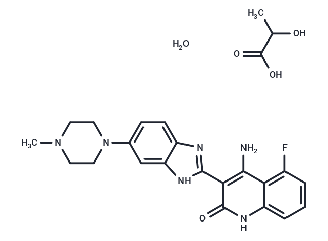 多韋替尼,Dovitinib lactate hydrate