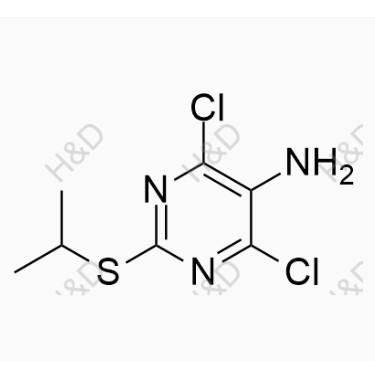 替格瑞洛雜質(zhì)127,4,6-dichloro-2-(isopropylthio)pyrimidin-5-amine