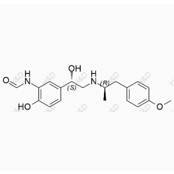 福莫特羅EP雜質(zhì)I(S,R-Isomer),N-(2-hydroxy-5-((S)-1-hydroxy-2-(((R)-1-(4-methoxyphenyl)propan-2-yl)amino)ethyl)phenyl)formamide