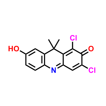 1,3-二氯-7-羥基-9,9-二甲基吖啶-2(9H)-酮,1,3-Dichloro-7-hydroxy-9,9-dimethylacridin-2(9H)-one