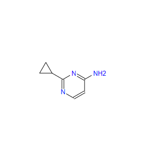 2-環(huán)丙基-4-氨基嘧啶,2-Cyclopropylpyrimidin-4-amine