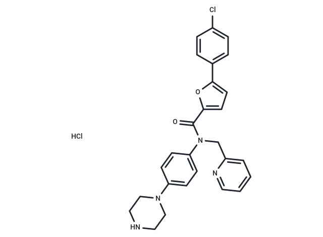 化合物 MK2-IN-1 hydrochloride,MK2-IN-1 hydrochloride