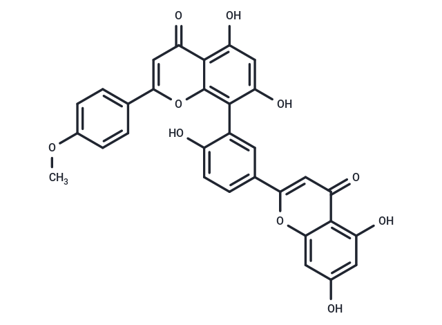 竹柏雙黃酮 A,Podocarpusflavone A