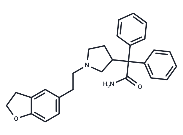 (±)-達非那新,(±)-Darifenacin