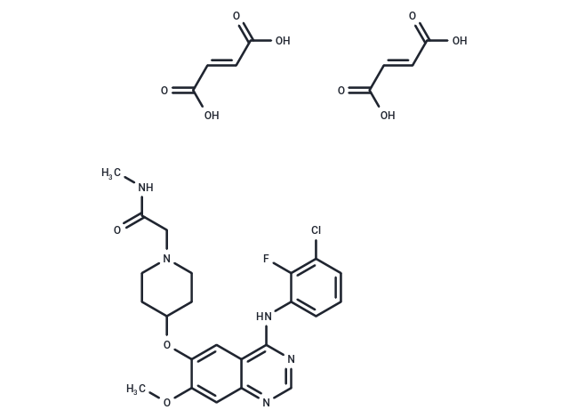 化合物 AZD8931 diFuMaric acid,AZD8931 diFuMaric acid