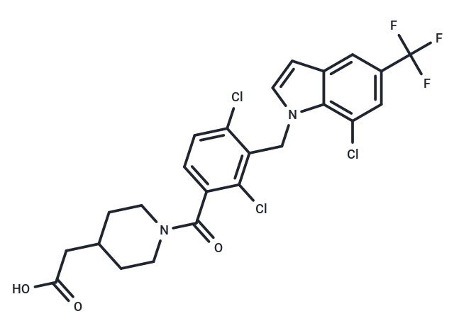 化合物 Cedirogant,Cedirogant