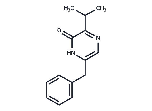 3-(1-甲基乙基)-6-(苯甲基)-2(1H)-吡嗪酮,Aureusimine B