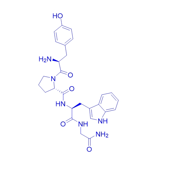 阿片四肽YPWG-NH2,(Tyr0,Trp2)-Melanocyte-Stimulating Hormone-Release Inhibiting Factor