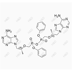 替諾福韋雜質(zhì)82,diphenyl bis((((R)-1-(6-amino-9H-purin-9-yl)propan-2-yl)oxy)methyl)diphosphonate