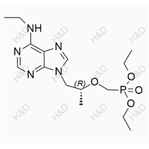 替诺福韦杂质126,(R)-diethyl (((1-(6-(ethylamino)-9H-purin-9-yl)propan-2-yl)oxy)methyl)phosphonate