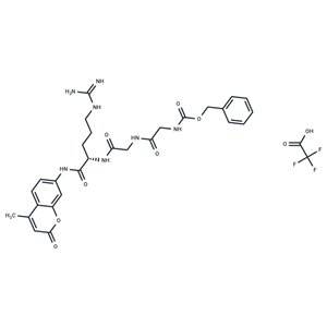 化合物Z-Gly-Gly-Arg-AMC TFA,Z-Gly-Gly-Arg-AMC TFA (66216-78-2 free base)