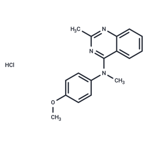 N-(4-甲氧基苯基)-N,2-二甲基-4-喹唑啉胺鹽酸鹽|T13298|TargetMol