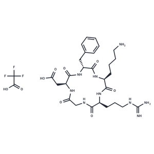 化合物Cyclo(-RGDfK) TFA,Cyclo(-RGDfK) TFA