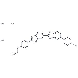 化合物Hoechst 33342 trihydrochloride,Hoechst 33342 trihydrochloride