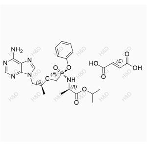 替諾福韋艾拉酚胺SSR異構(gòu)體,(R)-isopropyl 2-(((S)-((((S)-1-(6-amino-9H-purin-9-yl)propan-2-yl)oxy)methyl)(phenoxy)phosphoryl)amino)propanoate fumarate