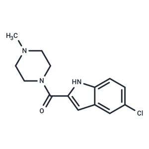 (5-氯-1H-吲哚-2-基)(4-甲基哌嗪-1-基)甲酮|T2232|TargetMol