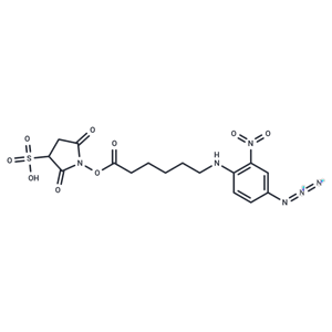 6-[(4-疊氮-2-硝基苯基)氨基]己酸磺酸基琥珀酰亞胺酯|T34746|TargetMol