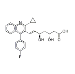 (3R,5R)-匹伐他汀鈣,(3R,5R,6E)-7-[2-Cyclopropyl-4-(4-fluorophenyl)-3-quinolinyl]-3,5-dihydroxy-6-heptenoic Acid CalciuM Salt