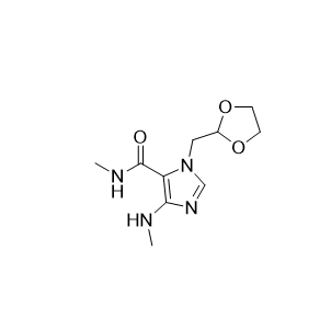 多索茶堿雜質02,1-((1,3-dioxolan-2-yl)methyl)-N-methyl-4-(methylamino)-1H- imidazole-5-carboxamide