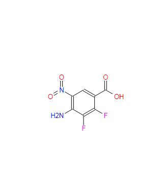 4-氨基-2,3-二氟-5-硝基苯甲酸,4-AMINO-2,3-DIFLUORO-5-NITRO-BENZOIC ACID