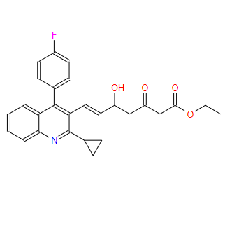 (E)-7-[2-環(huán)丙基-4-(4-氟苯基)-3-喹啉基]-5-羥基-3-氧代-6-庚烯酸乙酯,Ethyl (E)-7-[4-(4`-fluorophenyl)-2-(cyclopropyl)-3-quinolinyl]-5-hydroxy-3-oxo-6-heptenoate