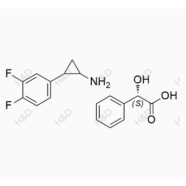 替格瑞洛雜質(zhì)151(扁桃酸鹽),2-(3,4-difluorophenyl)cyclopropanamine (S)-2-hydroxy-2-phenylacetate