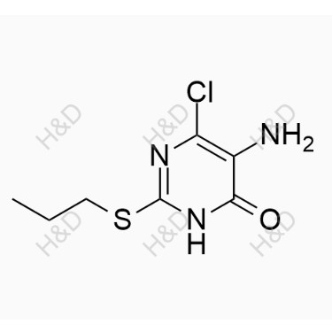 替格瑞洛雜質(zhì)157,5-amino-6-chloro-2-(propylthio)pyrimidin-4(3H)-one