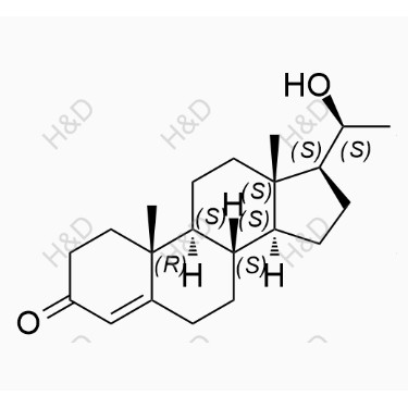 黃體酮EP雜質(zhì)B,(8S,9S,10R,13S,14S,17S)-17-((S)-1-hydroxyethyl)-10,13-dimethyl-6,7,8,9,10,11,12,13,14,15,16,17-dodecahydro-1H-cyclopenta[a]phenanthren-3(2H)-one