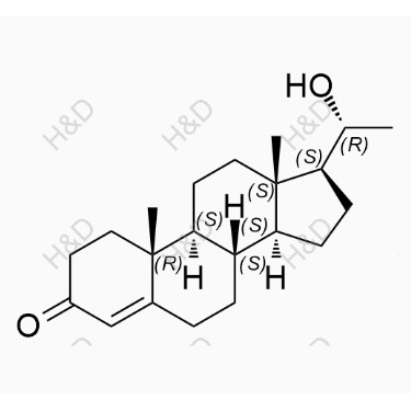 黃體酮EP雜質(zhì)C,(8S,9S,10R,13S,14S,17S)-17-((R)-1-hydroxyethyl)-10,13-dimethyl-6,7,8,9,10,11,12,13,14,15,16,17-dodecahydro-1H-cyclopenta[a]phenanthren-3(2H)-one