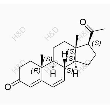 黃體酮EP雜質(zhì)H,(8S,9S,10R,13S,14S,17S)-17-acetyl-10,13-dimethyl-8,9,10,11,12,13,14,15,16,17-decahydro-1H-cyclopenta[a]phenanthren-3(2H)-one