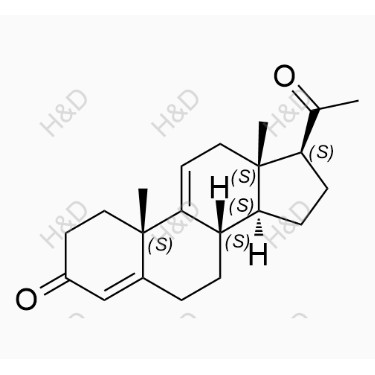 黃體酮EP雜質(zhì)K,(8S,10S,13S,14S,17S)-17-acetyl-10,13-dimethyl-1,2,6,7,8,10,12,13,14,15,16,17-dodecahydro-3H-cyclopenta[a]phenanthren-3-one