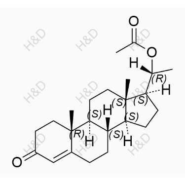 黃體酮EP雜質(zhì)E,(R)-1-((8S,9S,10R,13S,14S,17S)-10,13-dimethyl-3-oxo-2,3,6,7,8,9,10,11,12,13,14,15,16,17-tetradecahydro-1H-cyclopenta[a]phenanthren-17-yl)ethyl acetate