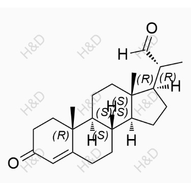 黃體酮雜質(zhì)19,(R)-2-((8S,9S,10R,13S,14S,17R)-10,13-dimethyl-3-oxo-2,3,6,7,8,9,10,11,12,13,14,15,16,17-tetradecahydro-1H-cyclopenta[a]phenanthren-17-yl)propanal