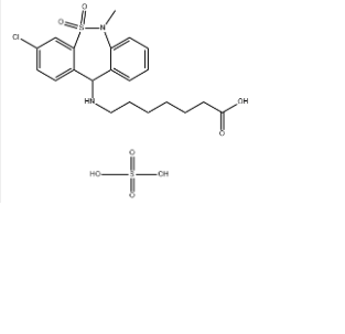 噻奈普汀硫酸鹽,tianeptine sulfate