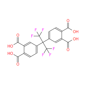 4,4'-(2,2,2-三氟-1-三氟甲基)亞乙基雙(1,2-苯二甲酸),4,4'-(Perfluoropropane-2,2-diyl)diphthalic acid