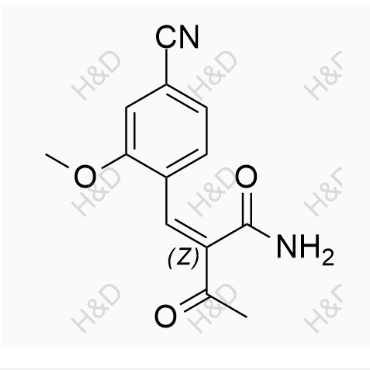 非奈利酮雜質(zhì)46,(Z)-2-(4-cyano-2-methoxybenzylidene)-3-oxobutanamide